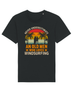 Never Underestimate an OLD MAN Who Loves Windsurfing Tricou mânecă scurtă Unisex Rocker