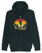 pentru montaniarzi - Life is a journey not a destination Hanorac cu fermoar Unisex Connector