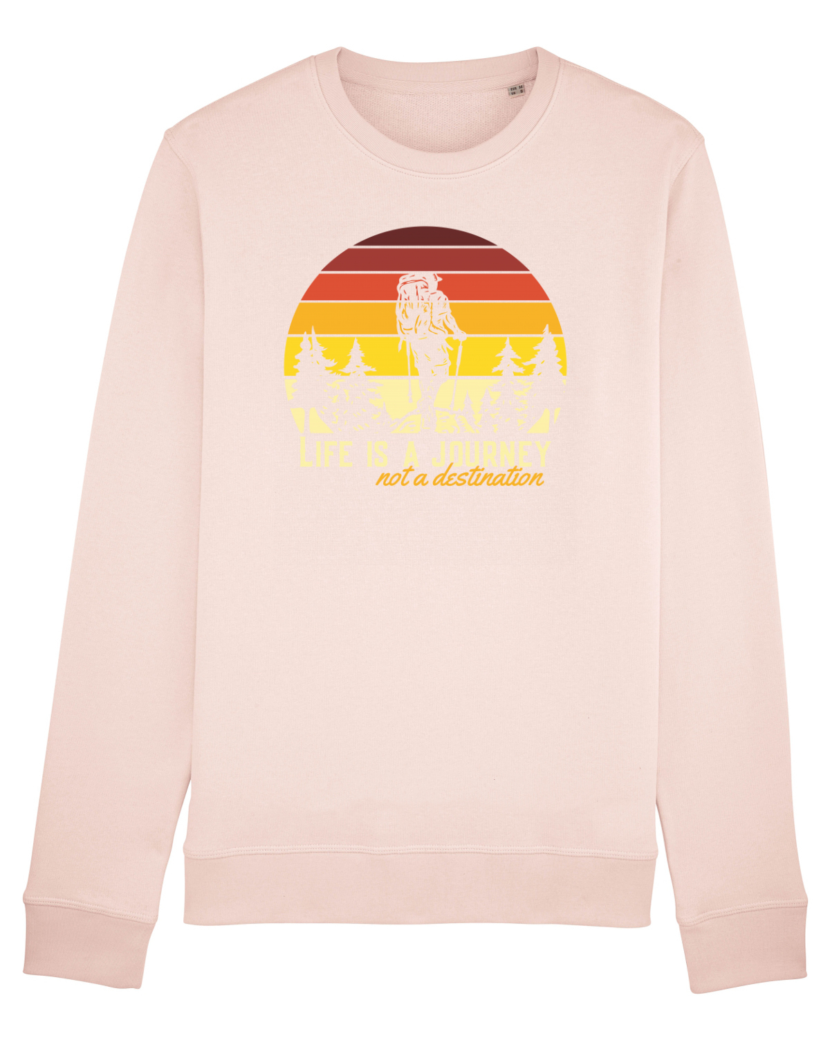 Bluză mânecă lungă Unisex Rise Candy Pink