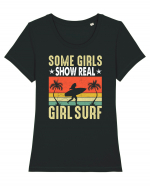 Some Girls Show Real Girl Surf Tricou mânecă scurtă guler larg fitted Damă Expresser