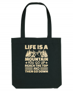 pentru montaniarzi - Life is a mountain Sacoșă textilă
