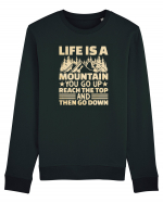 pentru montaniarzi - Life is a mountain Bluză mânecă lungă Unisex Rise