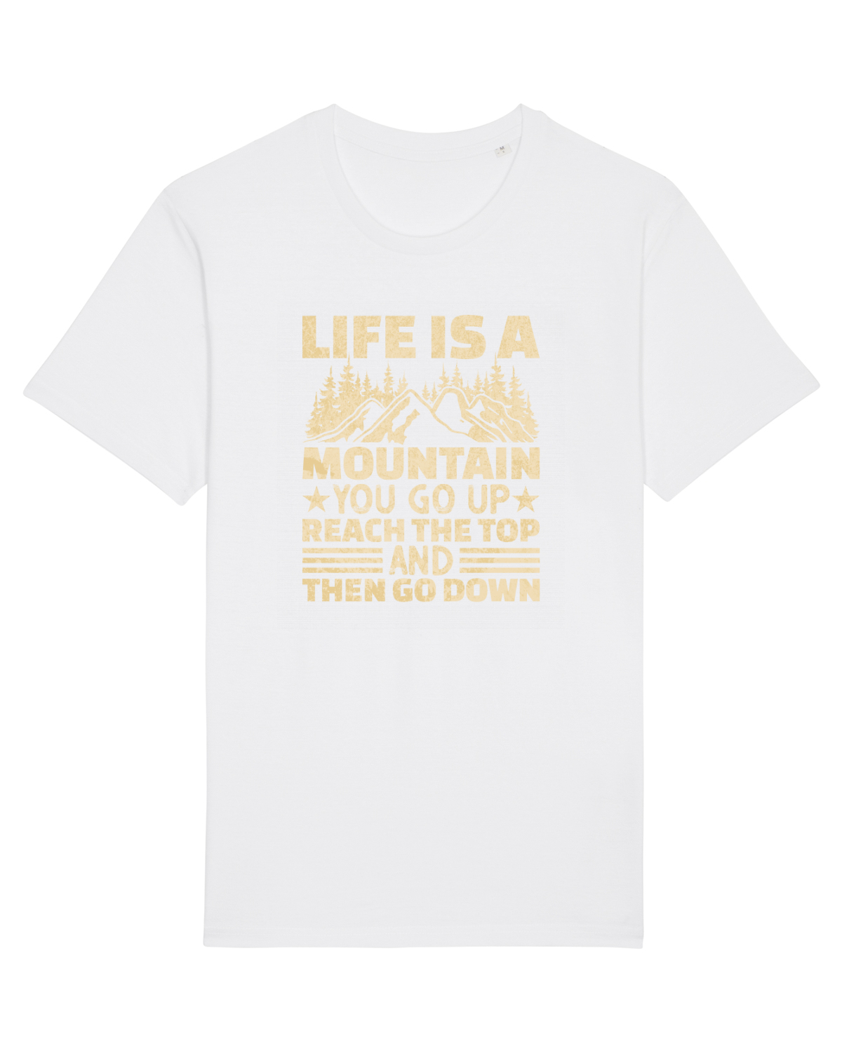 Tricou mânecă scurtă Unisex Rocker White