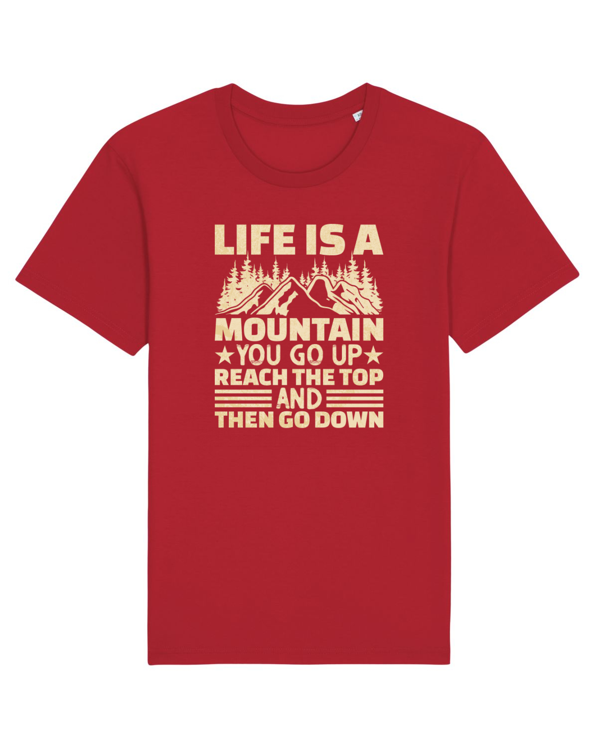 Tricou mânecă scurtă Unisex Rocker Red