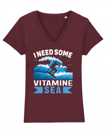 I Need Some Vitamine Sea Burgundy