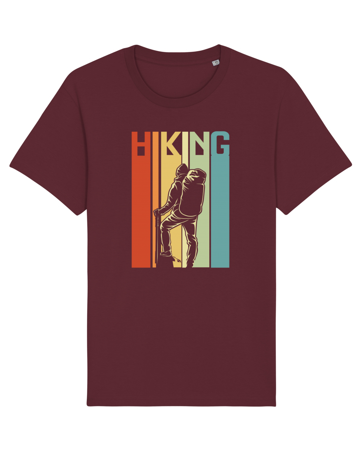 Tricou mânecă scurtă Unisex Rocker Burgundy