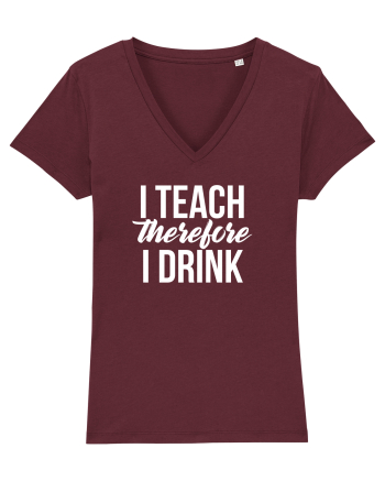 I teach therefore i drink Burgundy