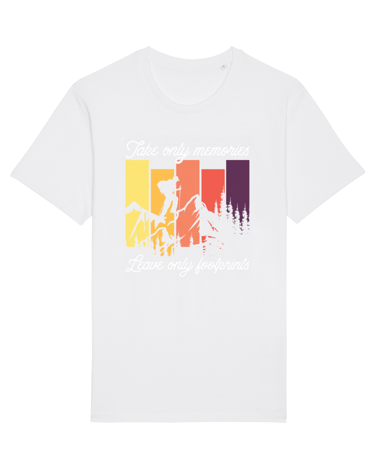 Tricou mânecă scurtă Unisex Rocker White