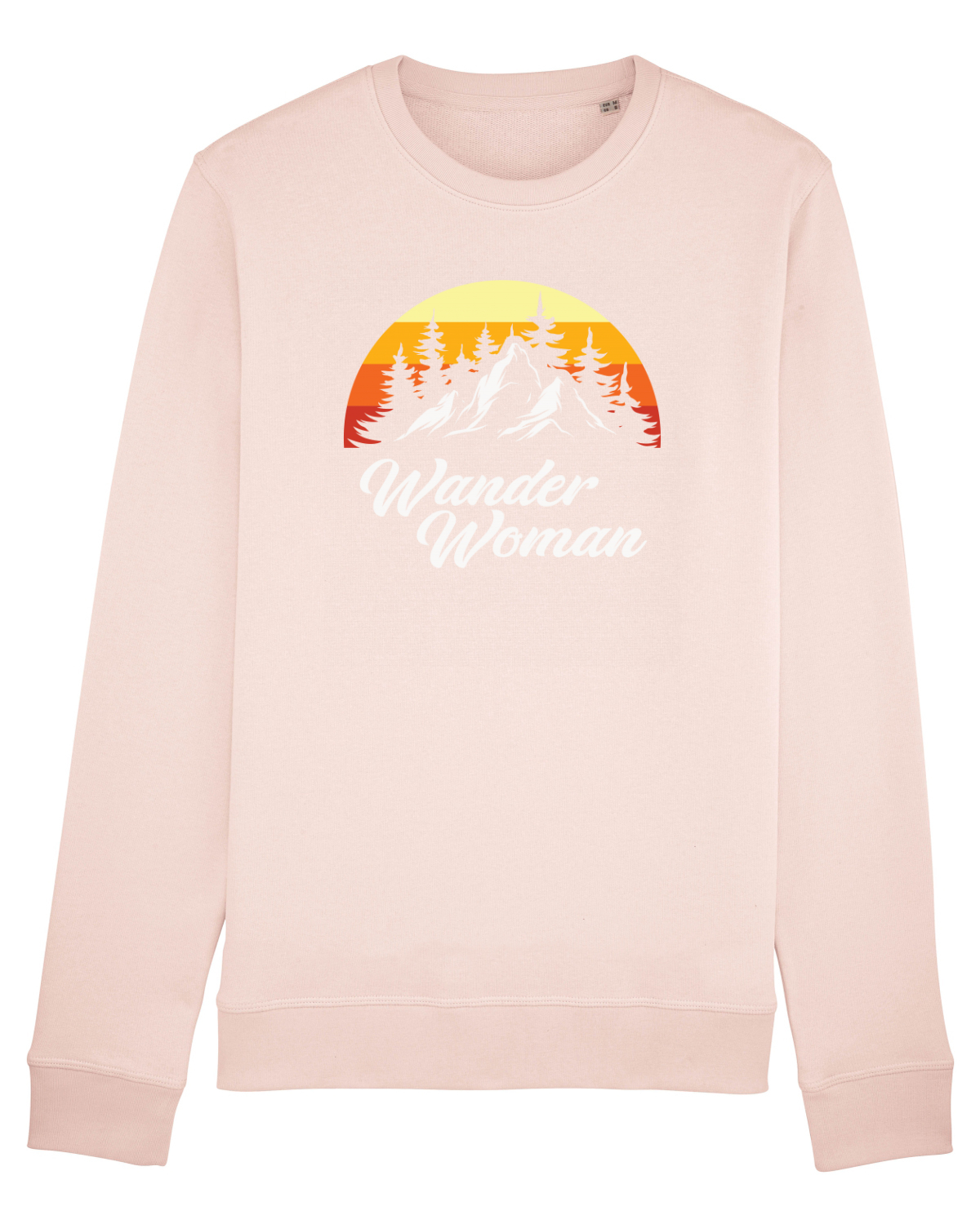 Bluză mânecă lungă Unisex Rise Candy Pink