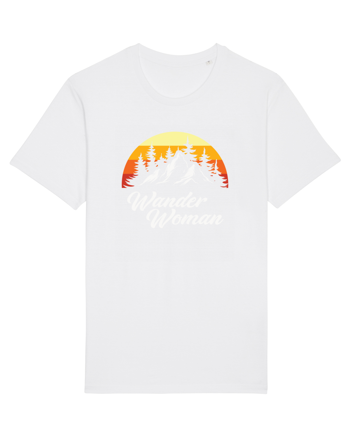 Tricou mânecă scurtă Unisex Rocker White