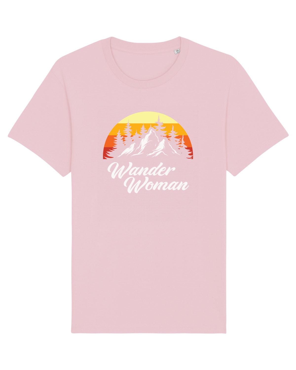 Tricou mânecă scurtă Unisex Rocker Cotton Pink