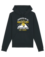 pentru montaniarzi - Whenever we go in the mountains Hanorac Unisex Drummer