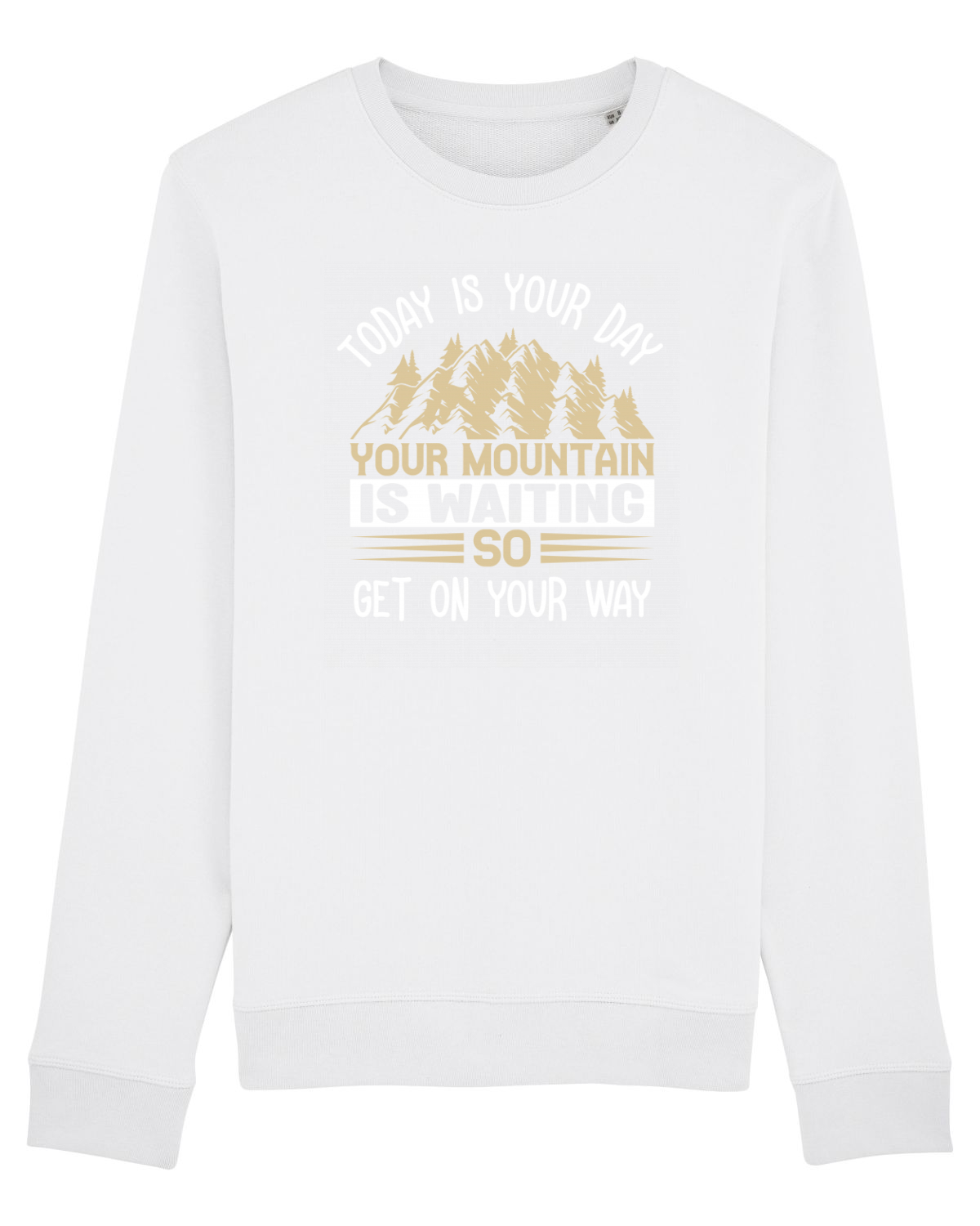 Bluză mânecă lungă Unisex Rise White
