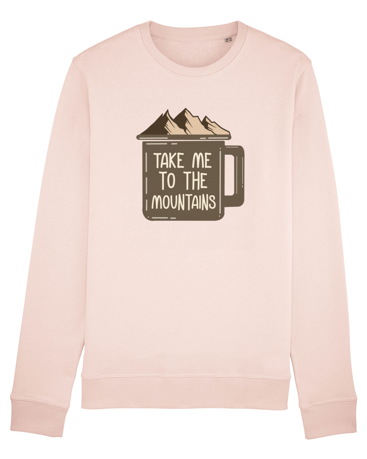 Bluză mânecă lungă Unisex Rise Candy Pink