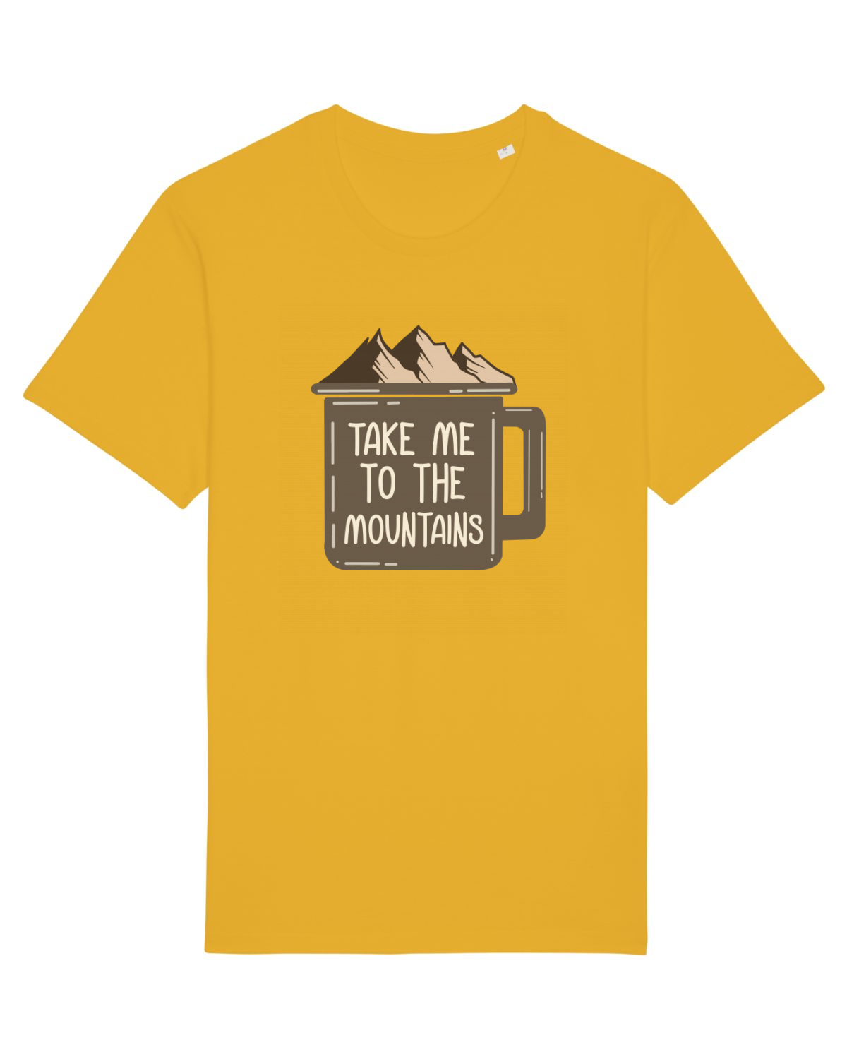 Tricou mânecă scurtă Unisex Rocker Spectra Yellow