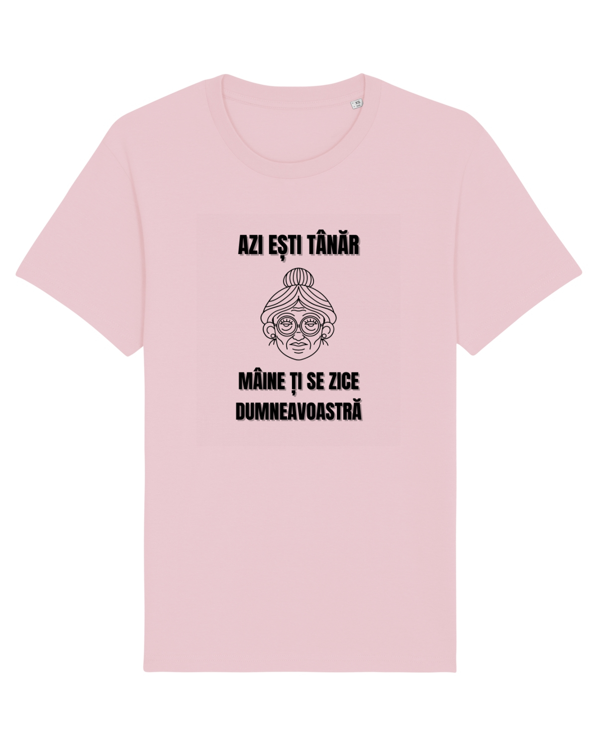 Tricou mânecă scurtă Unisex Rocker Cotton Pink