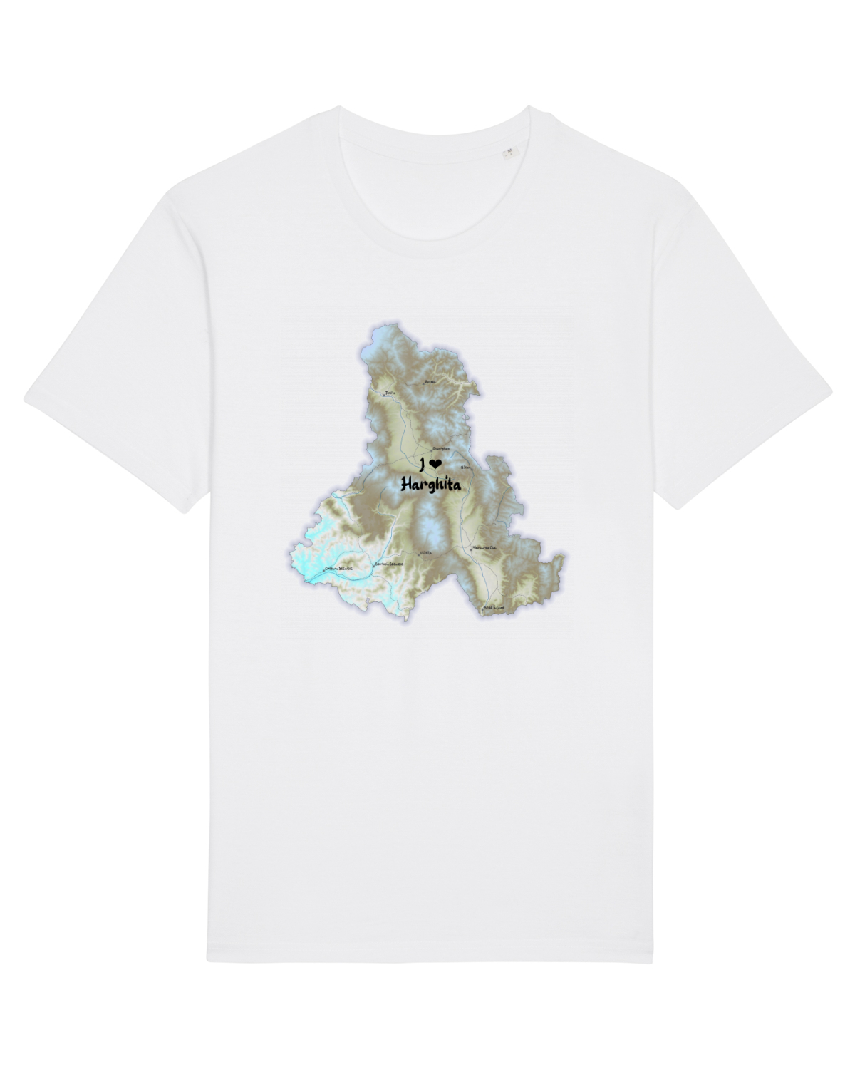 Tricou mânecă scurtă Unisex Rocker White