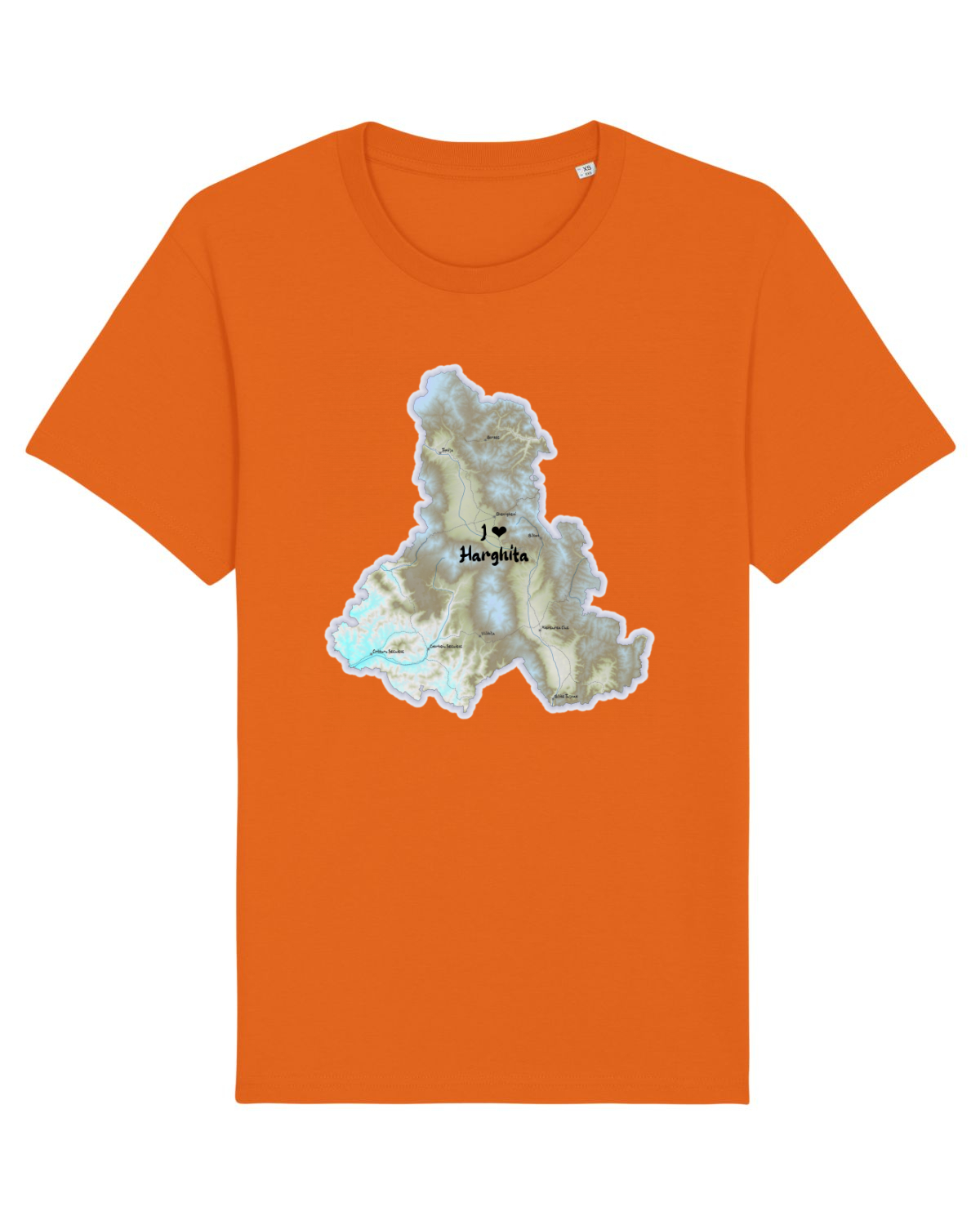 Tricou mânecă scurtă Unisex Rocker Bright Orange