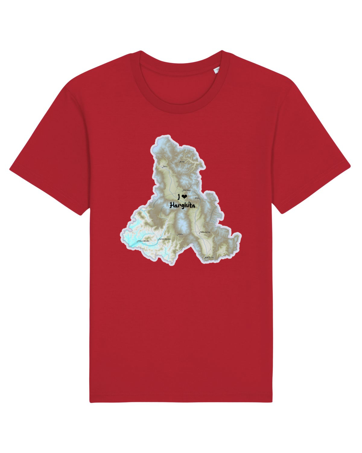 Tricou mânecă scurtă Unisex Rocker Red