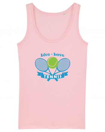 Live Love Tennis Cotton Pink