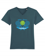 Live Love Tennis Tricou mânecă scurtă guler V Bărbat Presenter