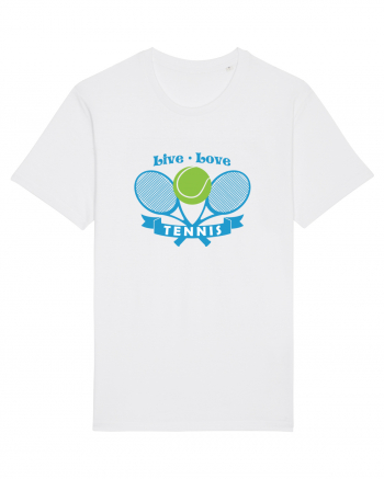 Live Love Tennis White