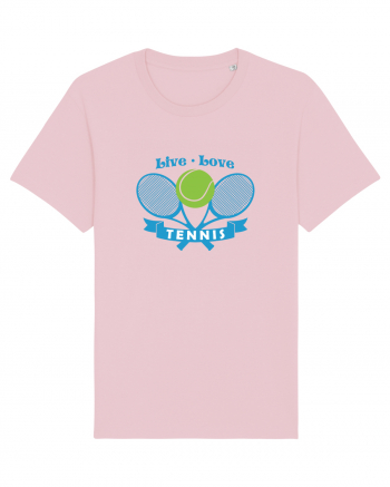 Live Love Tennis Cotton Pink