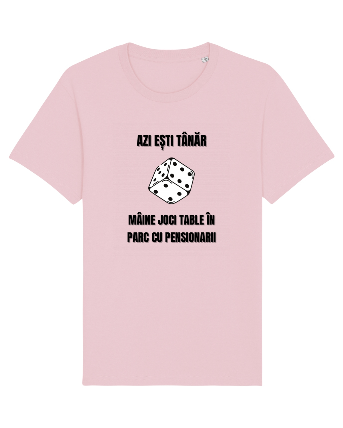 Tricou mânecă scurtă Unisex Rocker Cotton Pink