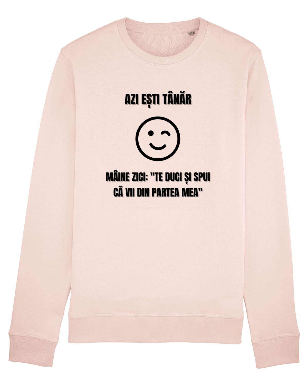 Bluză mânecă lungă Unisex Rise Candy Pink