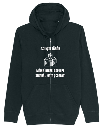 Azi esti tanar maine intrebi copiii de pe strada gata scoala Black