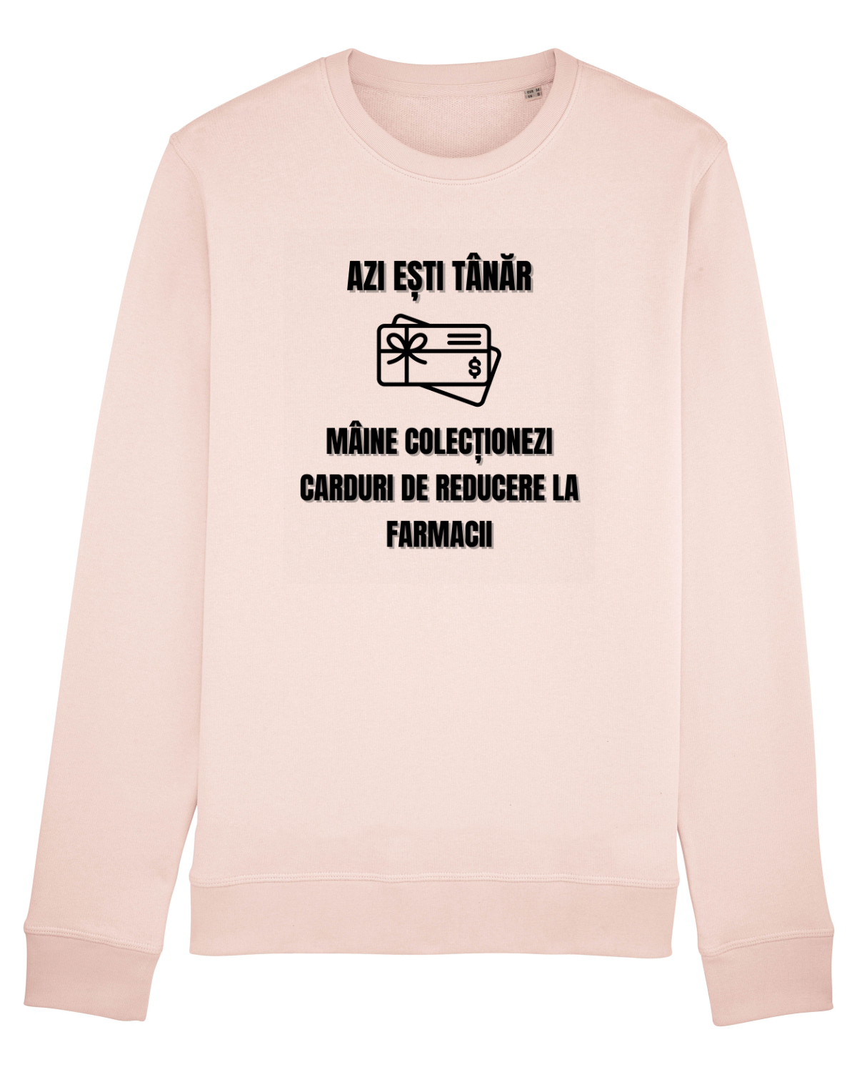 Bluză mânecă lungă Unisex Rise Candy Pink