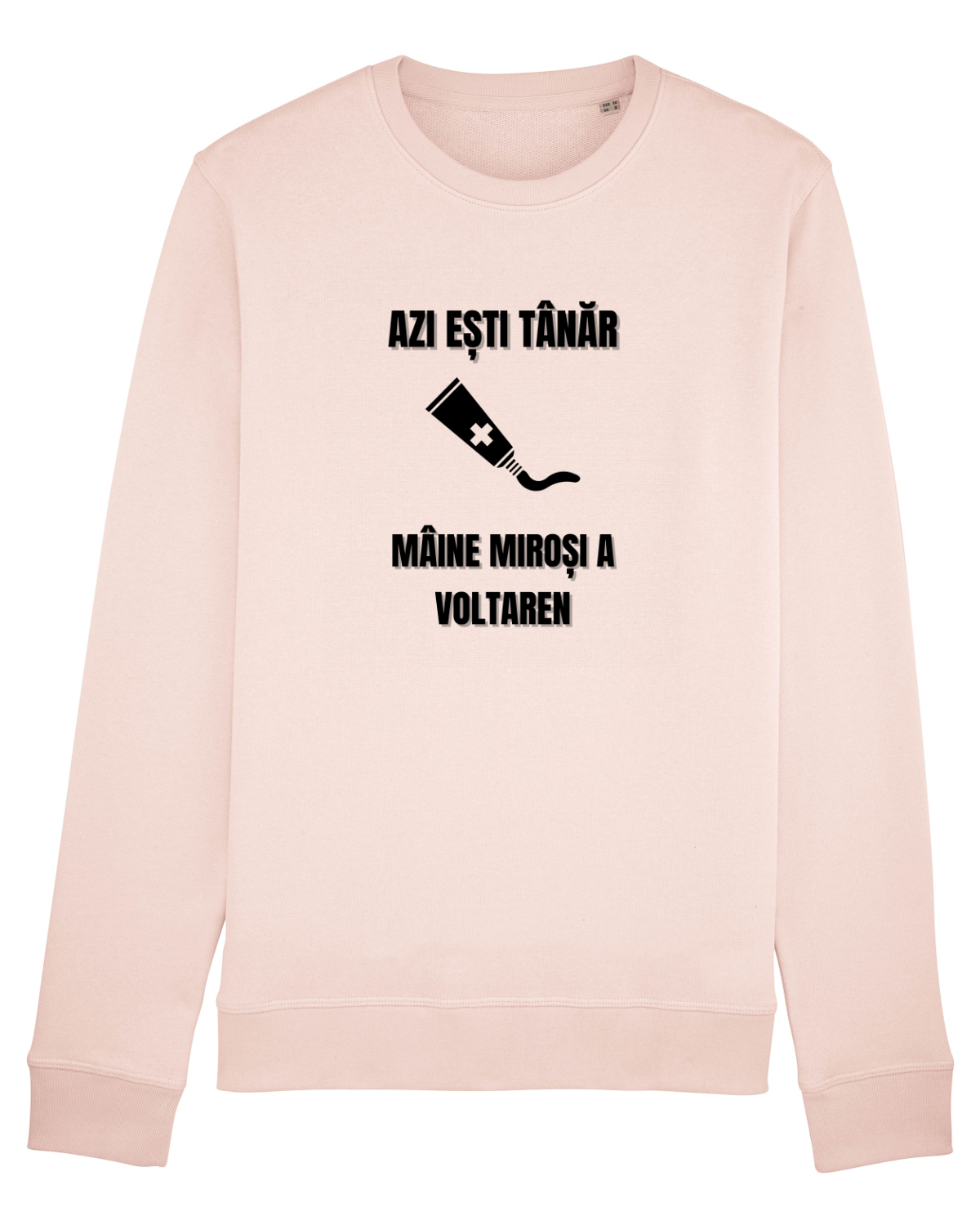 Bluză mânecă lungă Unisex Rise Candy Pink