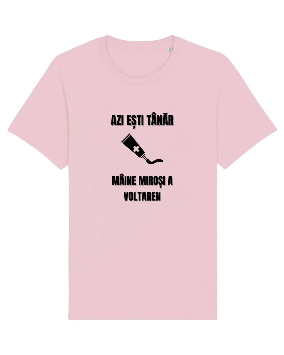 Tricou mânecă scurtă Unisex Rocker Cotton Pink