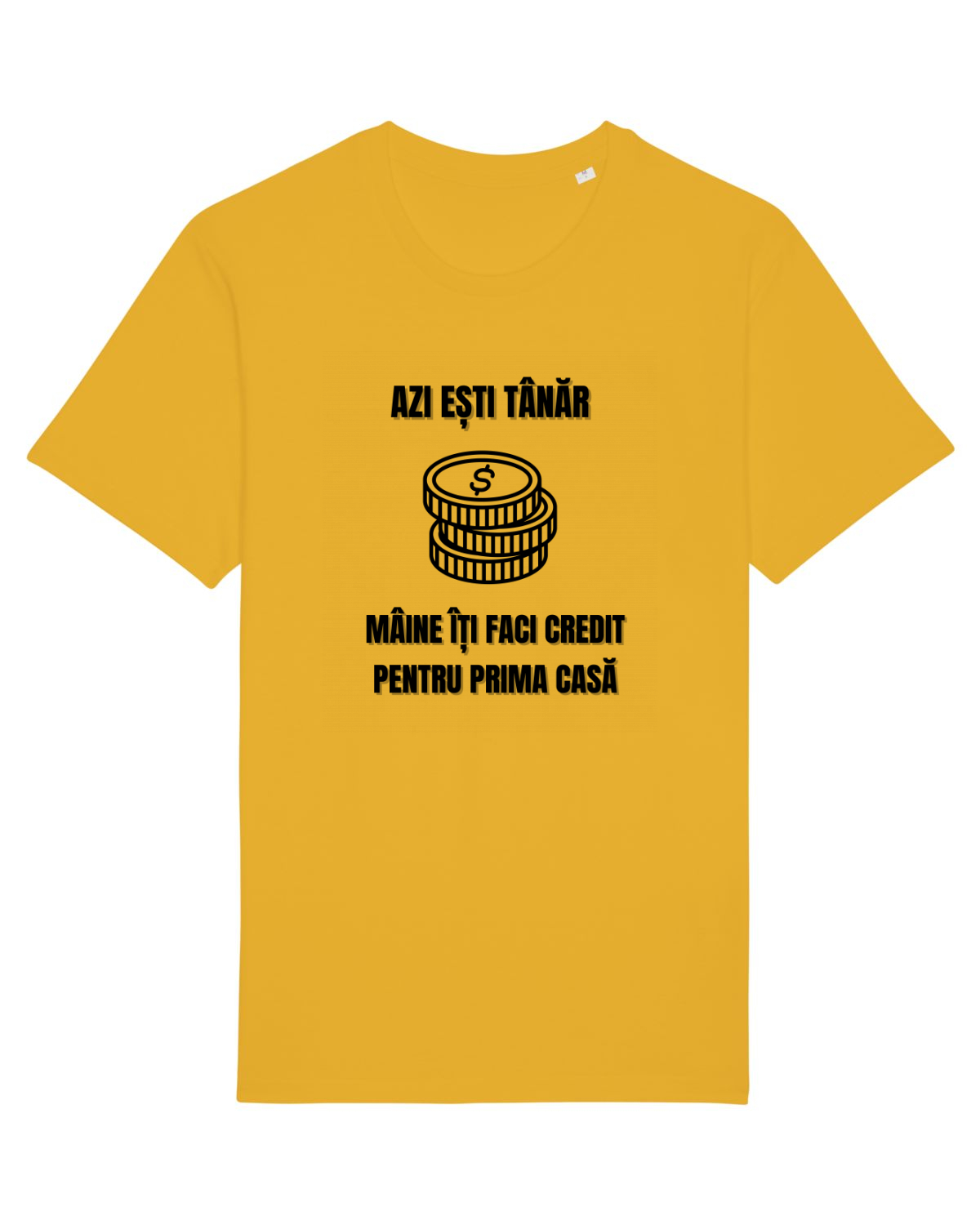 Tricou mânecă scurtă Unisex Rocker Spectra Yellow