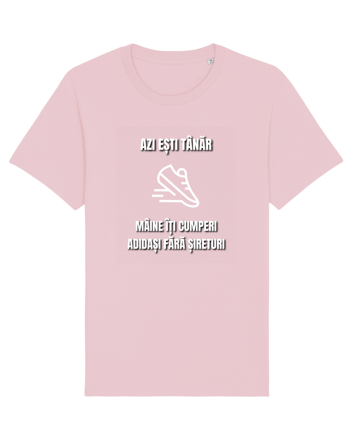 Tricou mânecă scurtă Unisex Rocker Cotton Pink