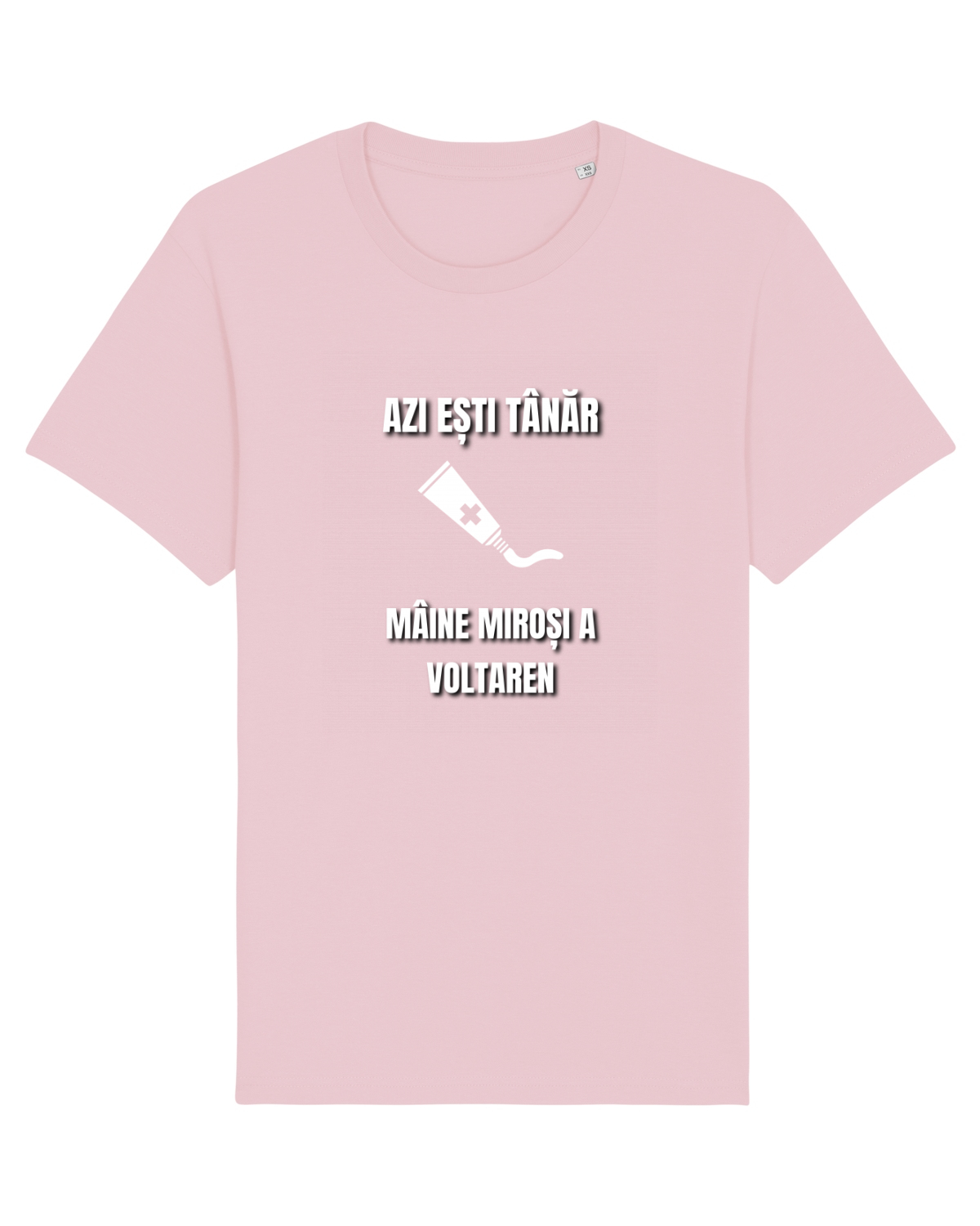 Tricou mânecă scurtă Unisex Rocker Cotton Pink