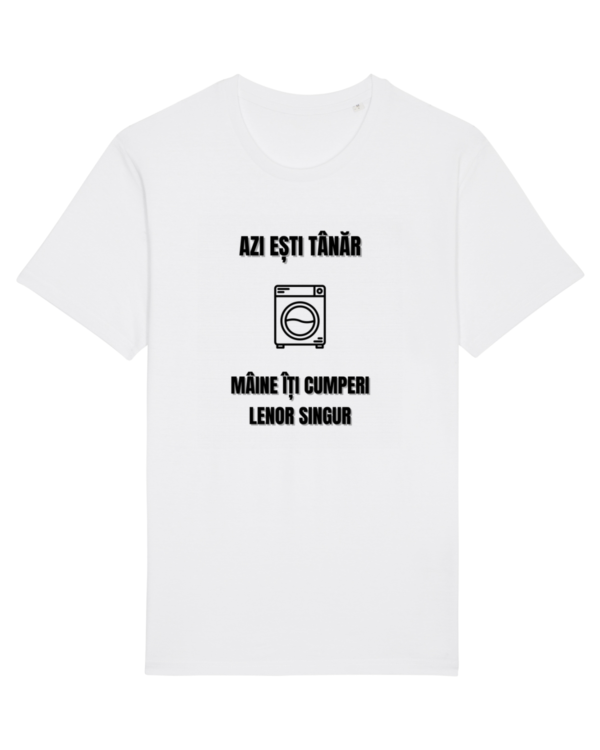 Tricou mânecă scurtă Unisex Rocker White