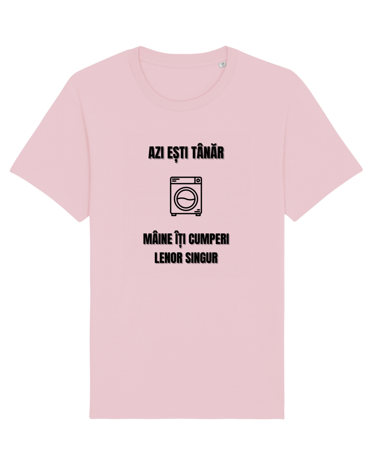 Tricou mânecă scurtă Unisex Rocker Cotton Pink