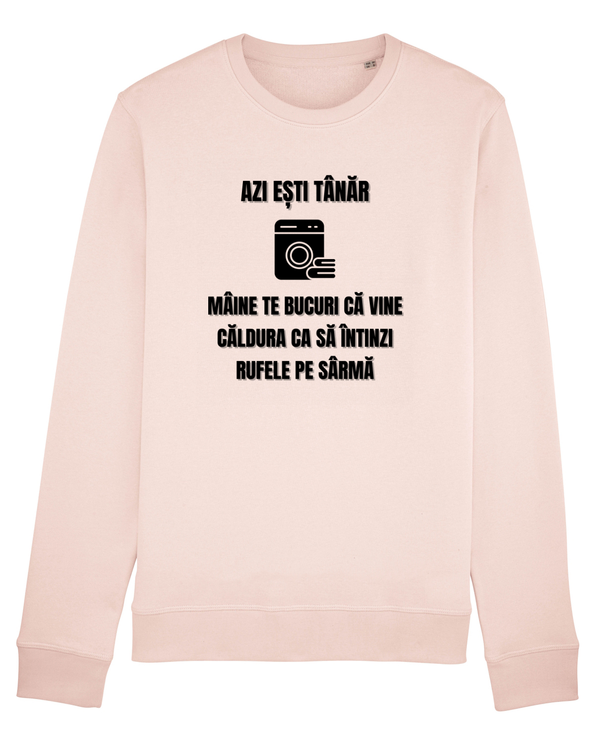Bluză mânecă lungă Unisex Rise Candy Pink