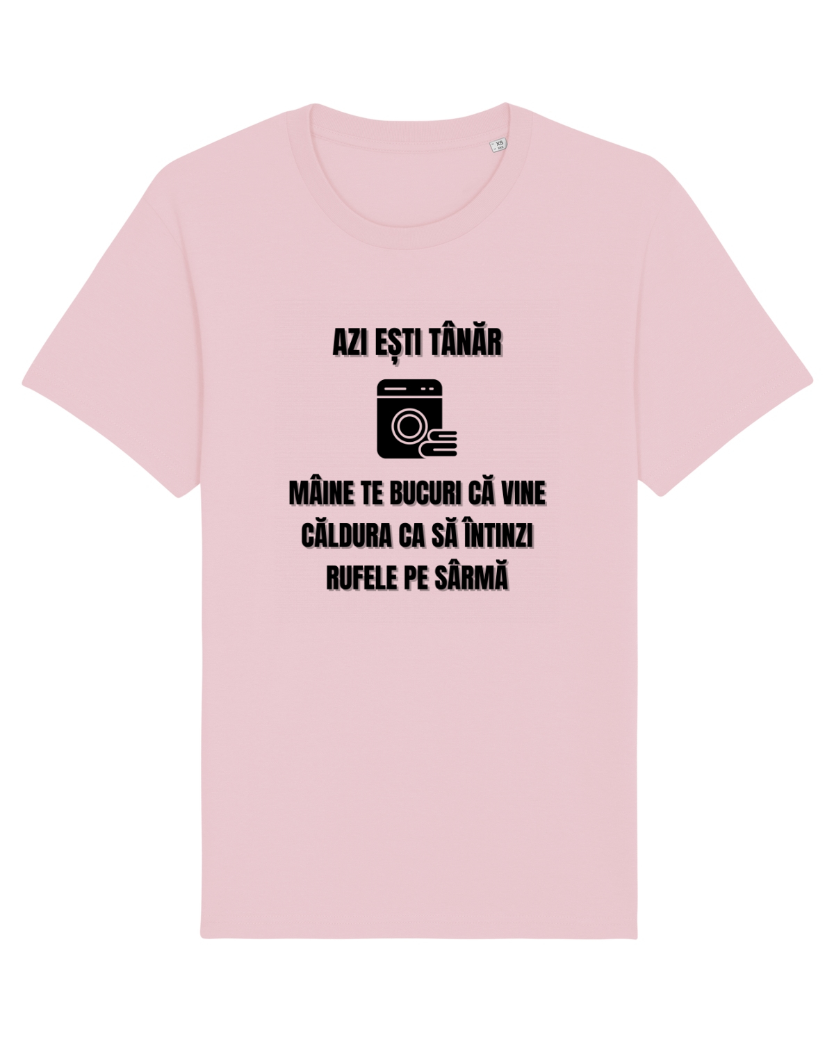 Tricou mânecă scurtă Unisex Rocker Cotton Pink