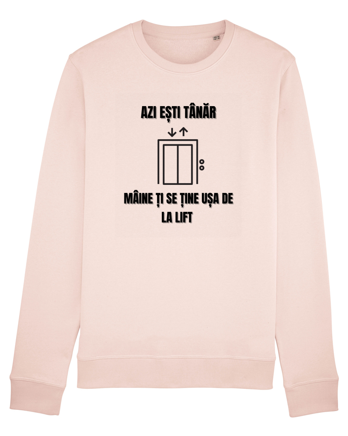 Bluză mânecă lungă Unisex Rise Candy Pink