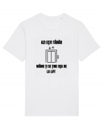 Azi esti tanar maine ti se tine usa de la lift Tricou mânecă scurtă Unisex Rocker