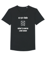 Azi esti tanar maine iti cumperi lenor singur Tricou mânecă scurtă guler larg Bărbat Skater