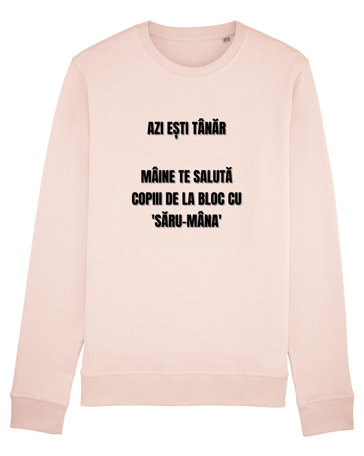 Bluză mânecă lungă Unisex Rise Candy Pink