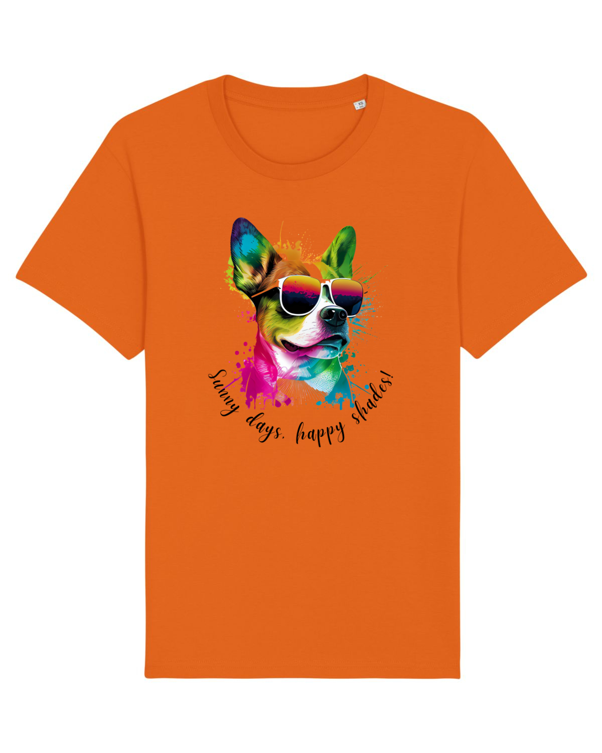 Tricou mânecă scurtă Unisex Rocker Bright Orange