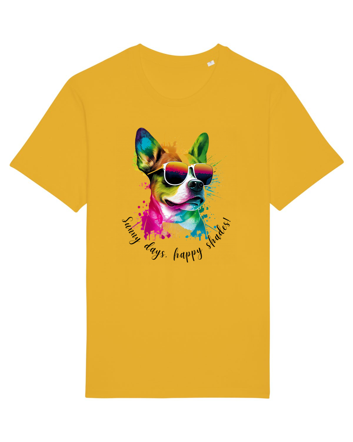 Tricou mânecă scurtă Unisex Rocker Spectra Yellow