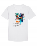 SUNNY DAYS - V6 Tricou mânecă scurtă guler larg Bărbat Skater