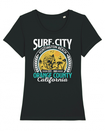 Surf City Huntington Beach Orange County California Black