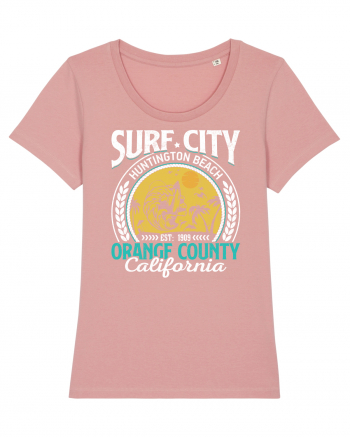 Surf City Huntington Beach Orange County California Canyon Pink