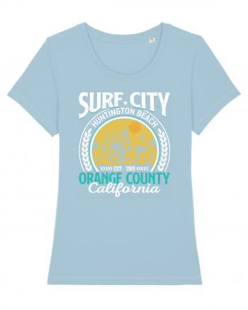 Surf City Huntington Beach Orange County California Sky Blue